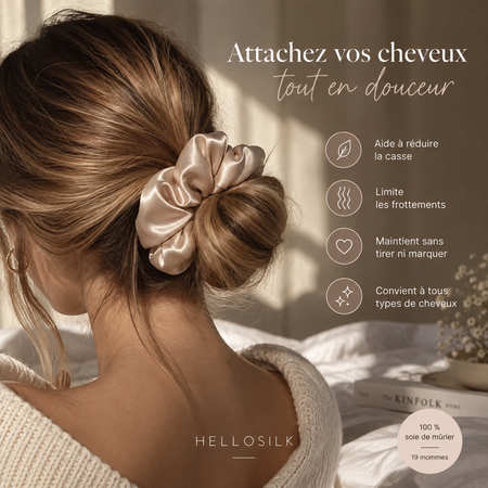 Chouchou en Soie Anti-casse
