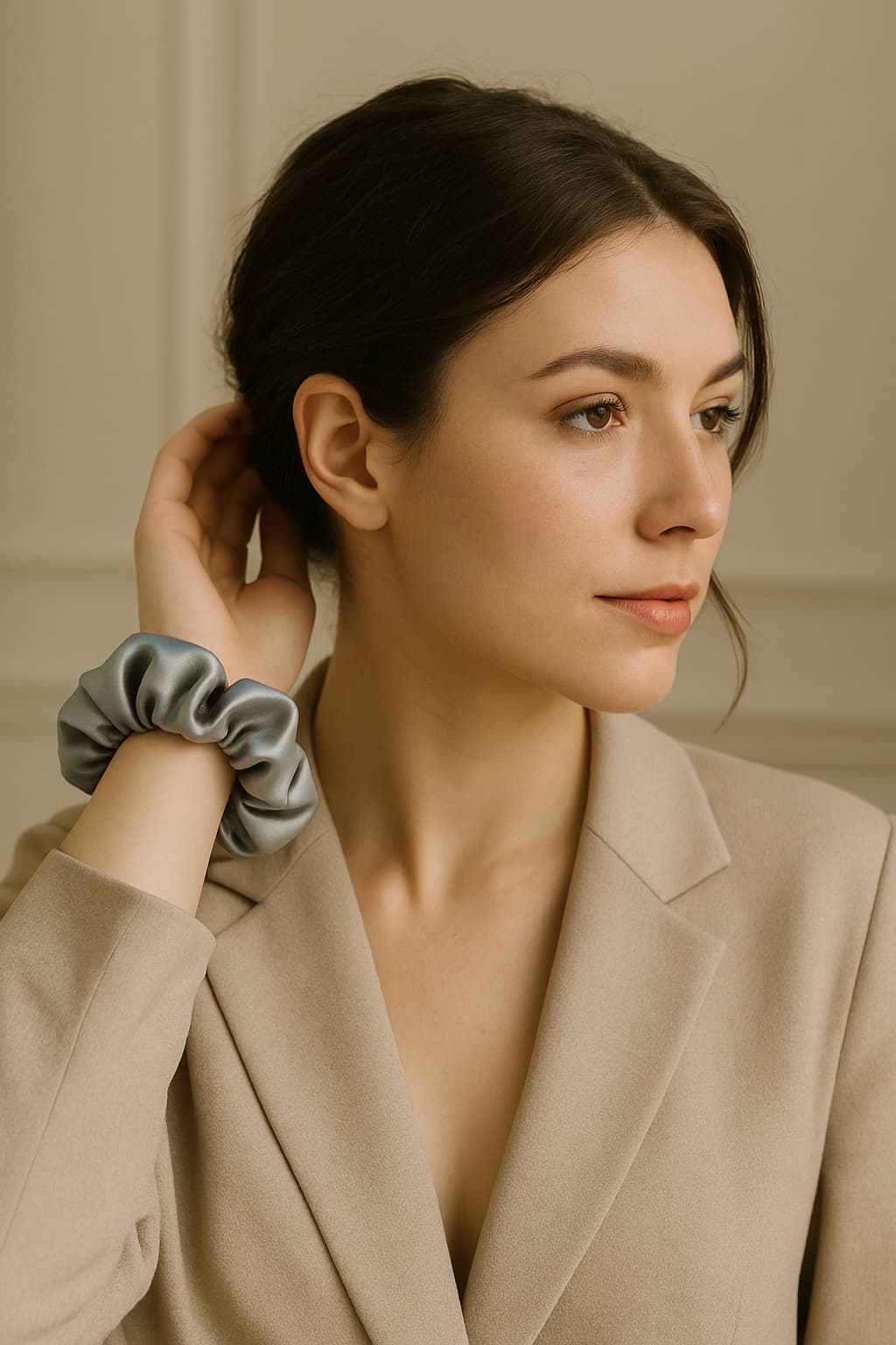 Chouchou en Soie Anti-casse