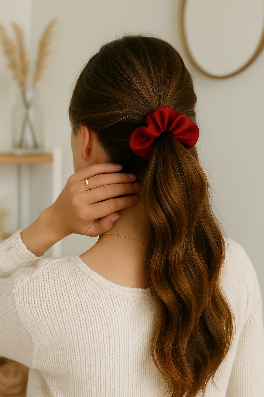 Chouchou en Soie Anti-casse