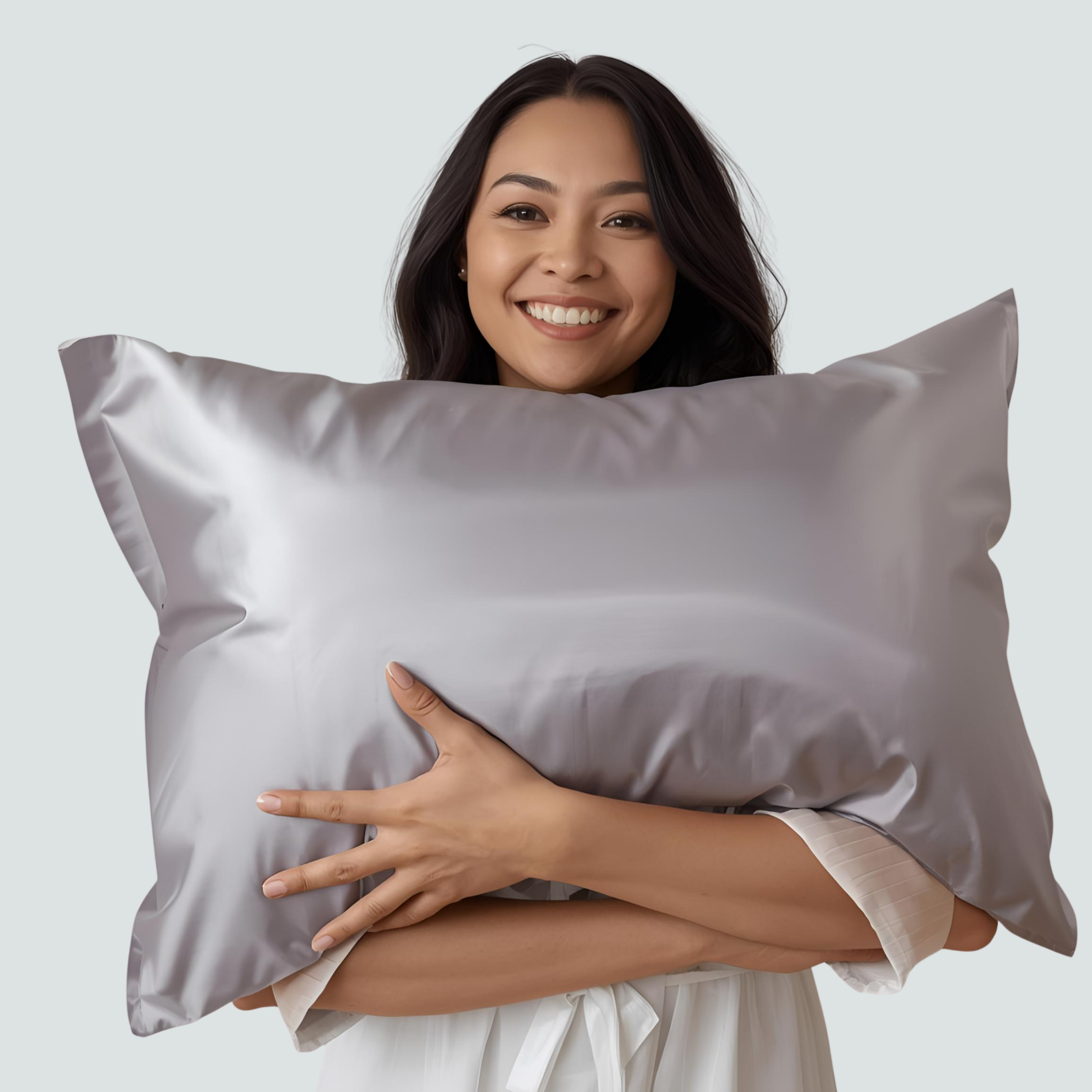 Funda de almohada de seda para la salud del cabello y la piel.