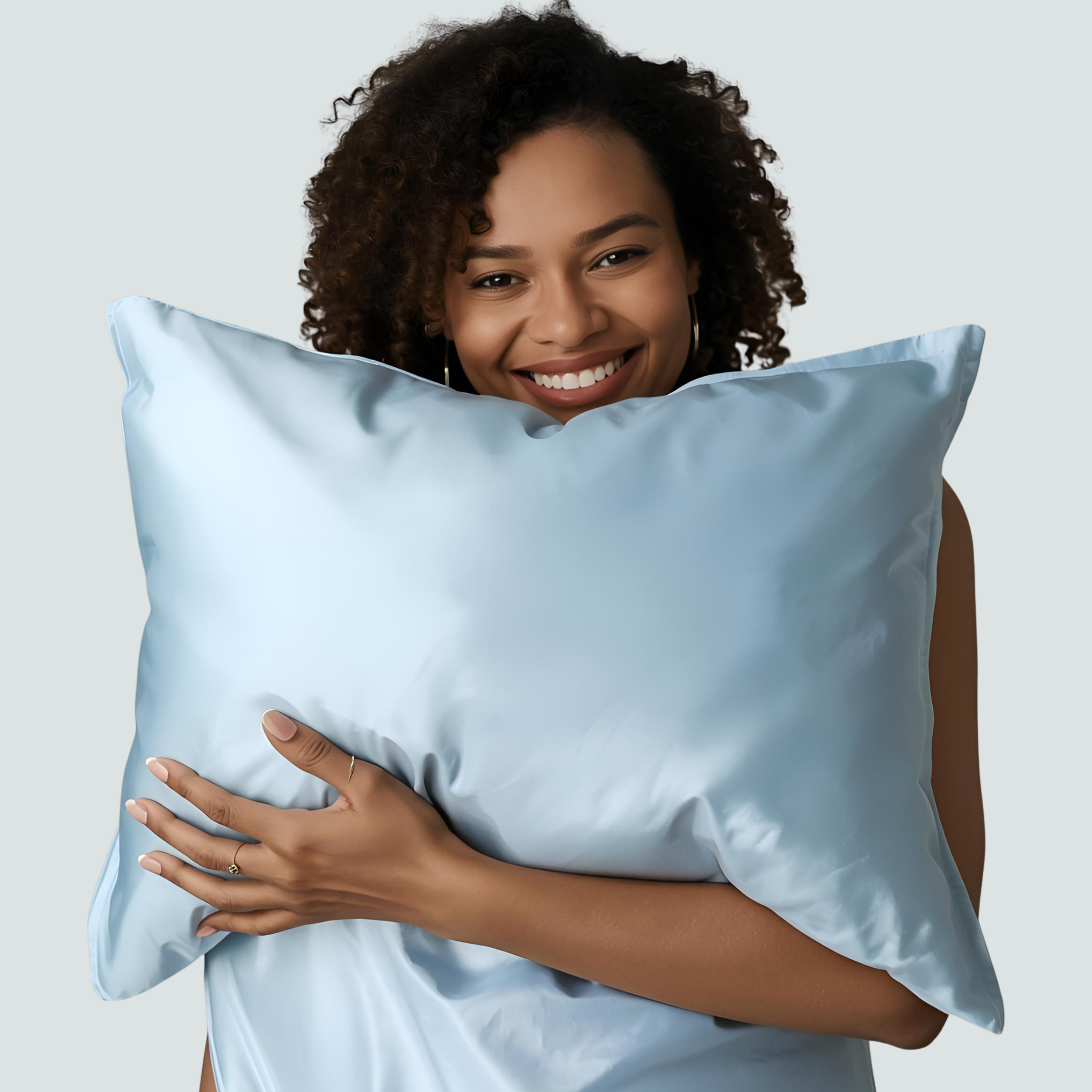 Funda de almohada de seda para la salud del cabello y la piel.
